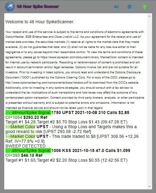 48 Hour Spike daily recap