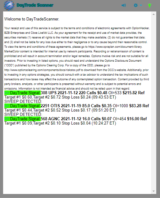 Day Trade Scanner daily recap