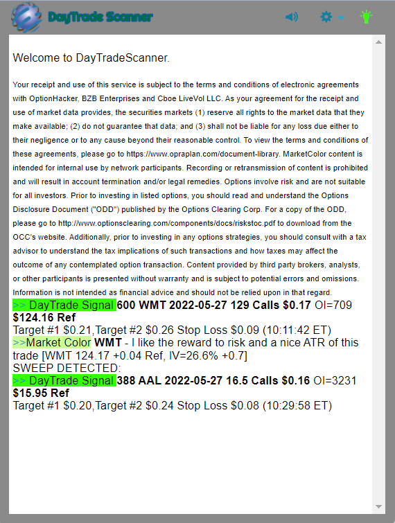 Day Trade Scanner daily recap
