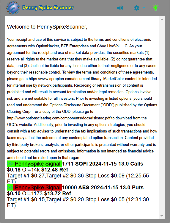 PennySpike Daily Recap